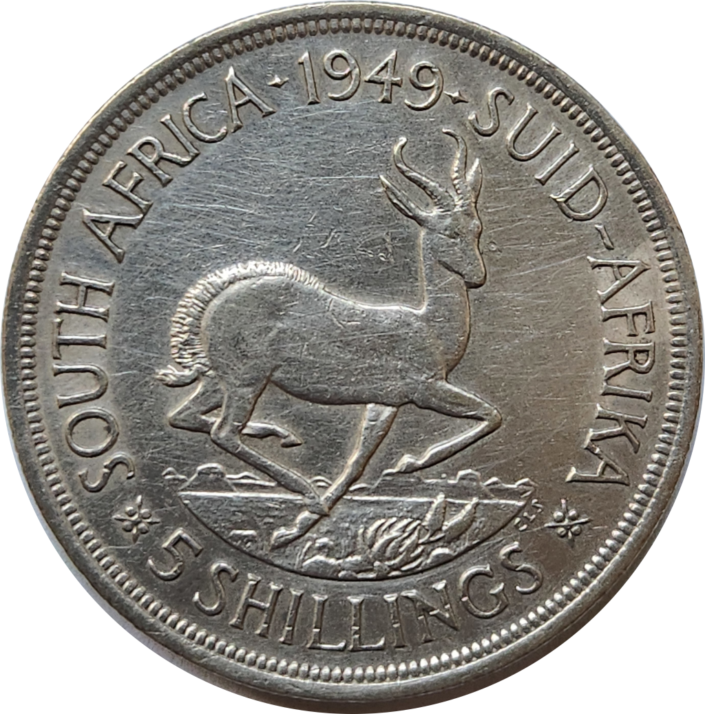 5 SHILLINGS 1949 - UNION