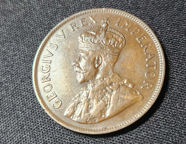1 (ONE) PENNY - 1928 - Low mintage coin !  (385 669)
