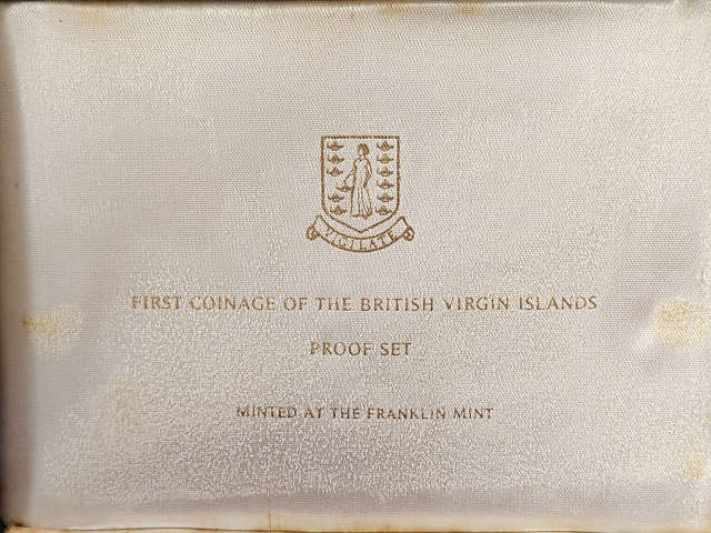 1974 British Virgin Islands PROOF Set including silver Dollar