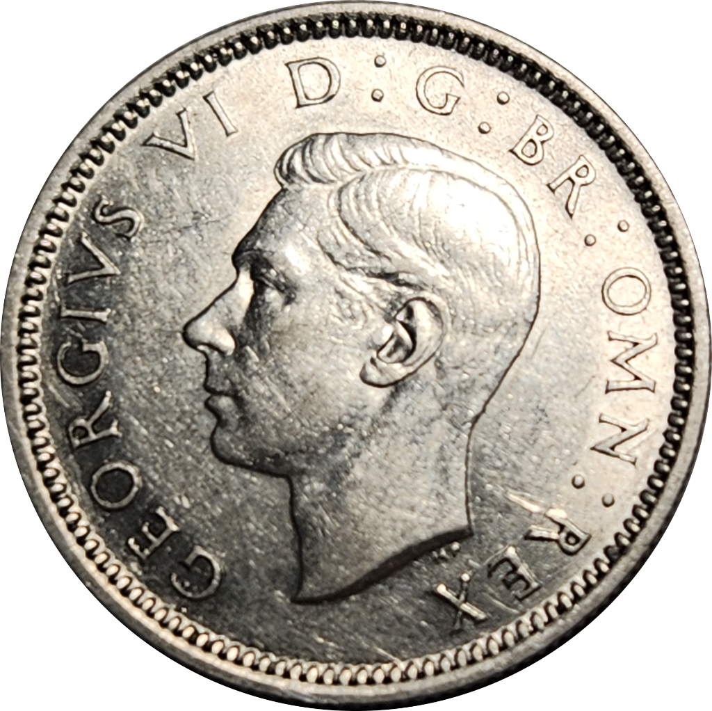 6 (SIX) PENCE - 1937 - EF - Silver - Awesome Coin !