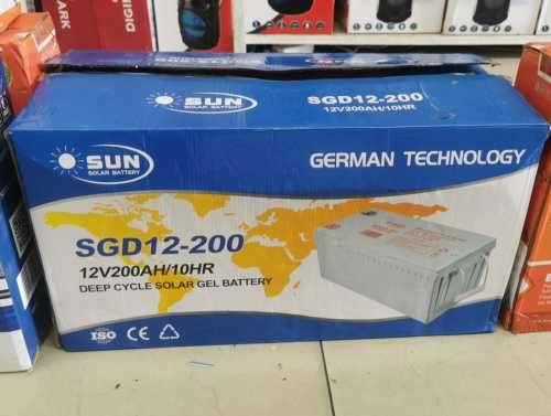 Sun 12v 200AH Gel Battery