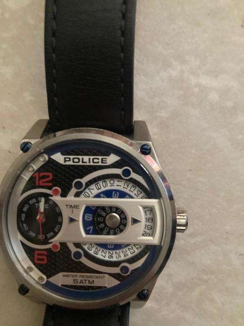 Police dual time watch