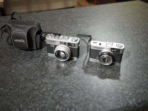 Minolta Hi-Matic E +++ Olympus Trip 35
