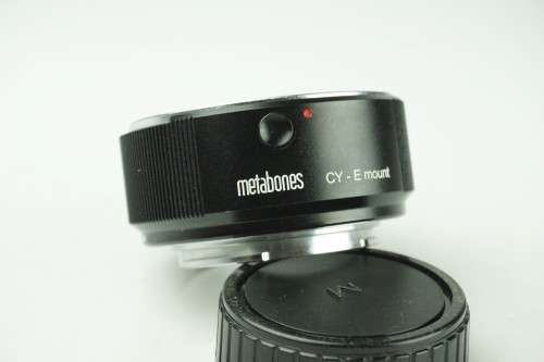 Metabones Contax CY to Sony E Mount Nex adapter with Tripod mount **Mint Condition**