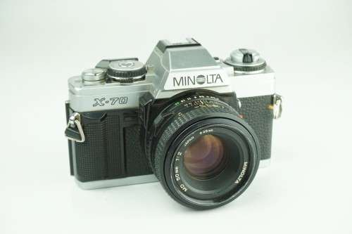 Fantastic Minolta X-70 35mm SLR with a Minolta MD 50mm F2 lens **Great Condition**