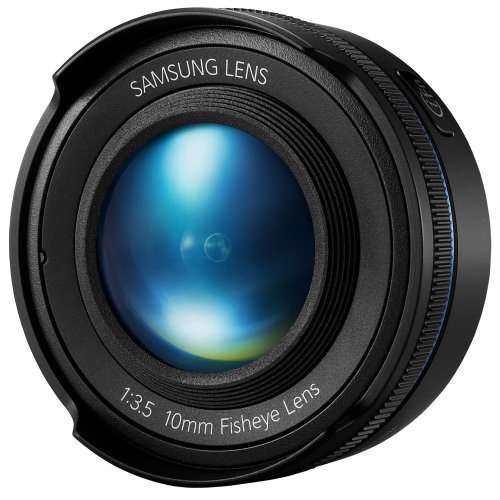 Samsung NX 10mm F3.5 Fish Eye Camera Lens (Black) **Mint Condition**