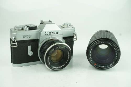 Canon FP 35mm SLR with Canon FL 50mm F1.8 and RMC Tokina 80-200mm lens **Great condition**