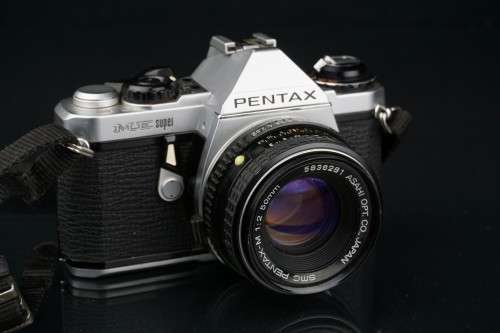 Cult Classic Pentax ME Super 35mm SLR with Pentax M 50mm F2 Lens **Great Condition**