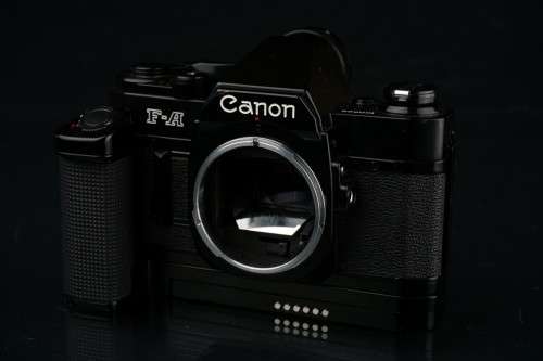 **Rare** Canon F-A 35mm SLR Special Use Camera Body with Motor Drive  **Great Condition**