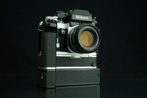 Nikon F2-AS with DP-12 Photomic, MD-2 Motordrive and Nikkor 50mm F1.4 Lens **Superb Condition**