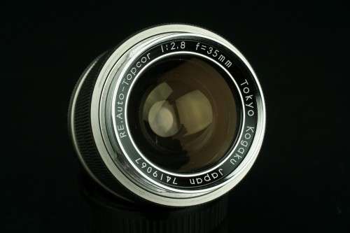 **Rare** Topcon Tokyo Kogaku RE Auto Topcor 35mm F2.8 Lens **Mint Condition**