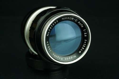 Nippon Kogaku Nikkor Q 135mm F3.5 lens Nikon Mount Pre AI  **Near Mint Condition**