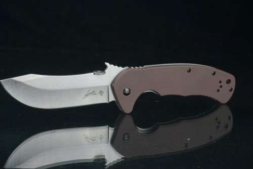 Kershaw Emerson 6031 CQC-11K Folding Knife 3.5" Brown G10 and Steel Handles