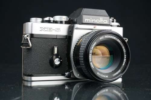 Legendary Minolta XE-5 Pro Level 35mm SLR with Fast Rokkor 50mm F1.7 lens **Fantastic Condition**