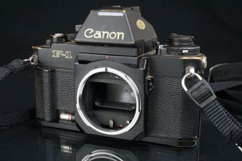 Cult Classic Canon New F-1Pro 35mm SLR with AE Finder and 50mm F1.4 Lens  **Good Condition**