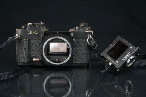 Cult Classic Canon New F-1Pro 35mm SLR with AE Finder and 50mm F1.4 Lens  **Good Condition**