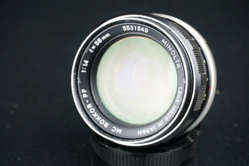 **Bokeh Legend** Minolta MC Rokkor 58mm F1.4 Minolta MD Mount  **Excellent Condition**