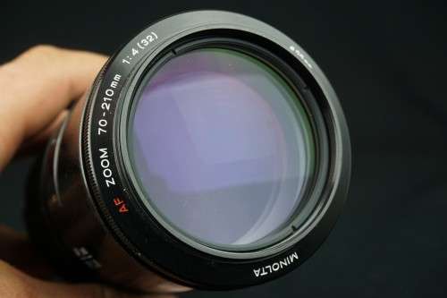 Minolta AF Zoom 70-200mm F4 Beer Can Lens Minolta/Sony Alpha Mount **Excellent Condition**