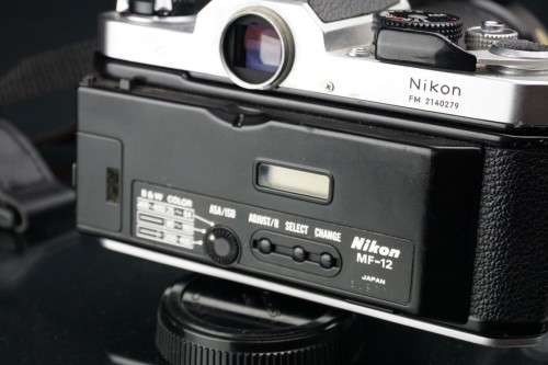 Nikon MF-12 Data Back for Nikon FM/2 FE/2 bodies  **Great Condition**