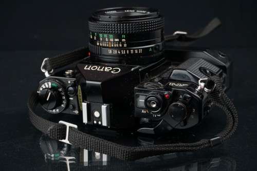 Legendary Canon A1 35mm SLR with 50mm F1.8 Lens and Motor Drive **Great Condition**