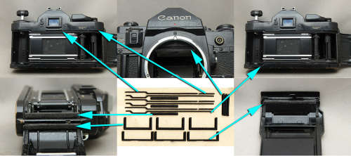 35mm SLR Camera Lightseal Replacement and Light Cleaning **Includes Return Shipping Via Courier**