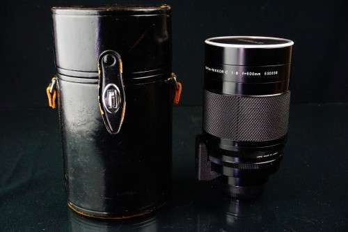 Nikon 500mm f8 Reflex Nikkor-C Lens, Includes Case and Original Filters **Excellent Condition**