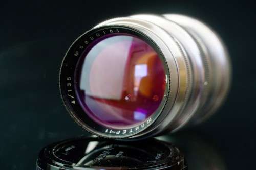 **Carl Zeiss Sonnar Copy** Jupiter-11 135mm F4 USSR Lens Leica M39 LTM SCREW **Excellent Condition**