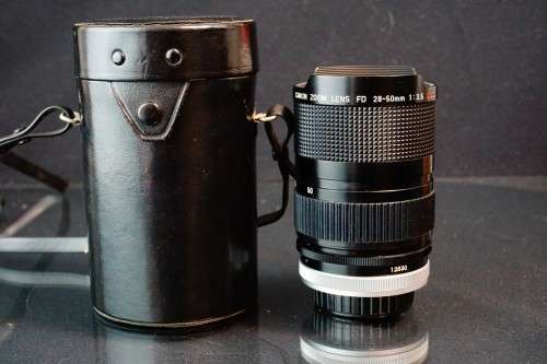 *Rare* Canon FD 28-50MM F3.5 SSC Constant aperture Zoom Lens in Canon FD Mount *Excellent Conditon*
