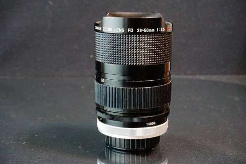 *Rare* Canon FD 28-50MM F3.5 SSC Constant aperture Zoom Lens in Canon FD Mount *Excellent Conditon*