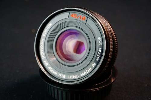 **Pancake Lens** Konica Hexanon 40mm F1.8 Lens in Konica AR Mount **Great Condition**