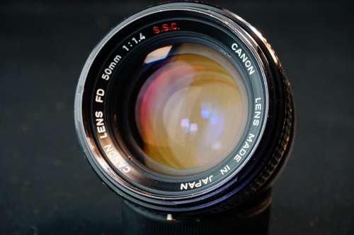 Canon FD 50mm F1.4 SSC Lens in Canon FD Mount  **Good Condition**