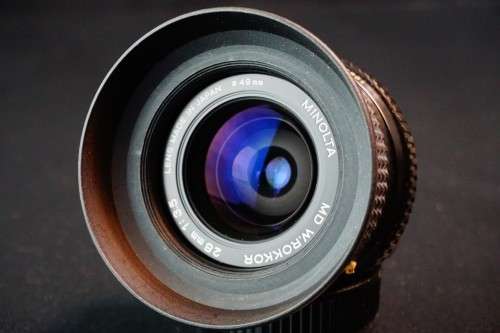 Minolta W Rokkor 28mm F3.5 Lens in Minolta MD Mount  **Excellent Condition**