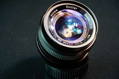 **Fast Wide** Vivitar 24mm F2 Lens in Nikon AIS Mount  **Good Condition**