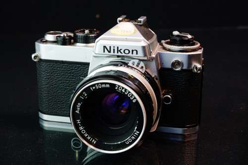 Nikon FE 35mm SLR Camera with Nikkor 50mm F2 Lens  **Excellent Condition**