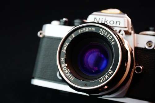 Nikon FE 35mm SLR Camera with Nikkor 50mm F2 Lens  **Excellent Condition**