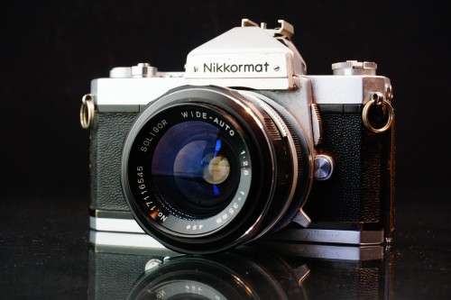Nikon Nikkormat 35mm SLR Camera with Soligor 35mm F2.8 Lens  **Excellent Condition**
