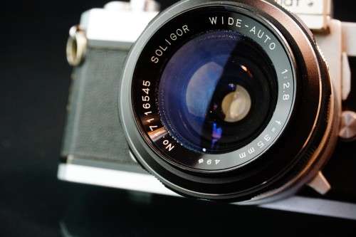 Nikon Nikkormat 35mm SLR Camera with Soligor 35mm F2.8 Lens  **Excellent Condition**