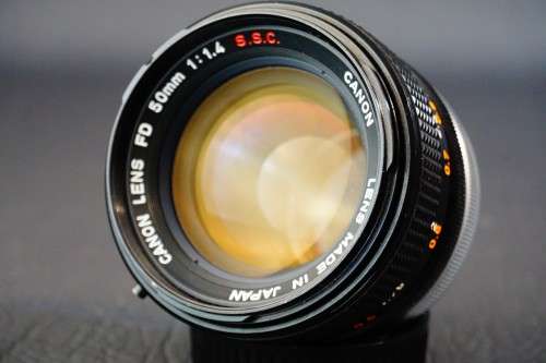 Canon FD 50mm F1.4 SSC Lens in Canon FD Mount  **Excellent Condition**