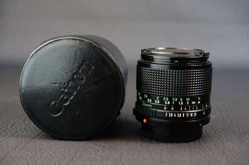 **Fast Wide** Canon nFD 24mm F2 Lens in Canon FD Mount  **Excellent Condition**