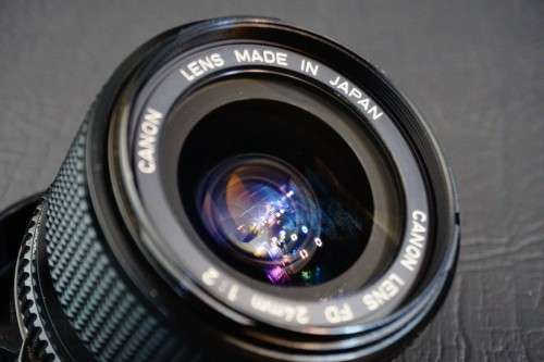 **Fast Wide** Canon nFD 24mm F2 Lens in Canon FD Mount  **Excellent Condition**