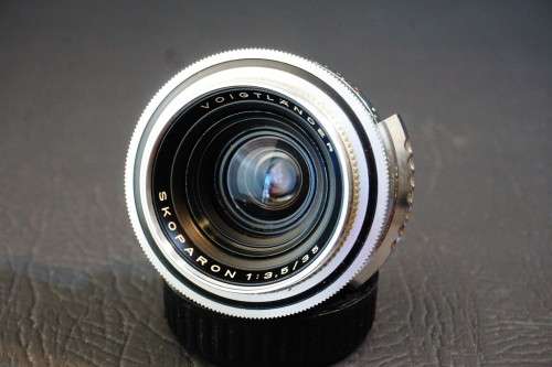 Voigtlander Skoparon 35mm F3.5 Prime Lens for Prominent Rangefinder Camera **Excellent Condition**