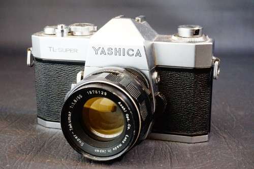 Yashica TL-Super 35mm SLR Film Camera with Asahi Super Takumar 55mm F1.8 Lens**Excellent Condition**