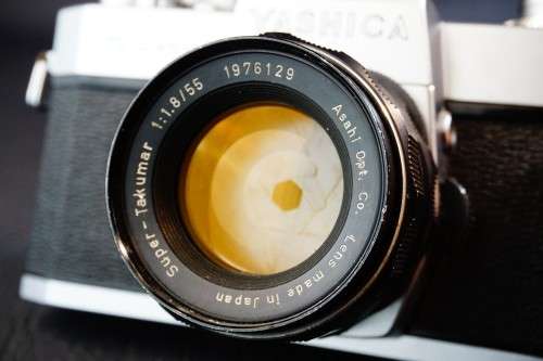 Yashica TL-Super 35mm SLR Film Camera with Asahi Super Takumar 55mm F1.8 Lens**Excellent Condition**