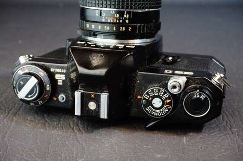 Asahi Pentax ESII 35mm SLR Film Camera with Asahi SMC Takumar 55mm F2 Lens  **Good Condition**