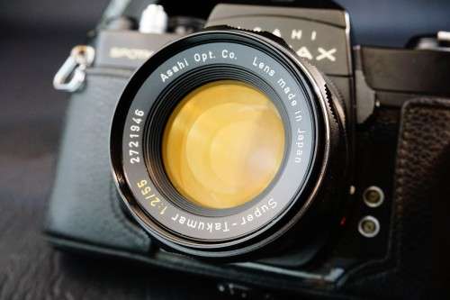 **Rare Black** Asahi Pentax SP 35mm SLR Film Camera + Asahi Super Takumar 55mm F2 Lens **Excellent**