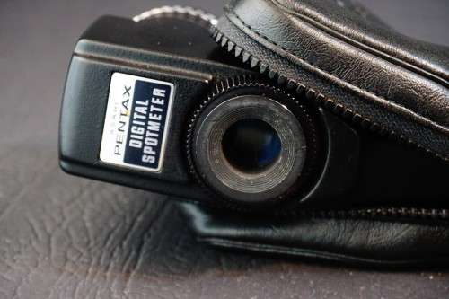 Asahi Pentax Digital Spot Meter Light Exposure Meter with Case