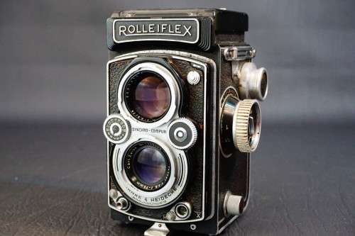 Rolleicord IV model K3D 6x6 120 Film TLR Camera with Xenar 75mm F3.5 Lens **Well used but Working**