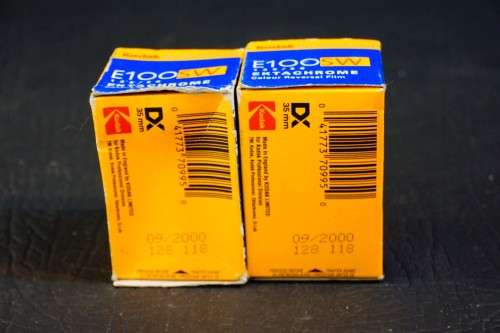 Kodak E100SW Ektachrome Colour Reversal Film 135 Film 36 Frames 2x Rolls *Batch Tested Expired Film*