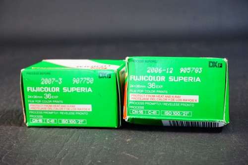 FujiFilm Superia 100 135 Film 36 Frames 2x Rolls, Sealed in Box  **Batch Tested Expired Film**
