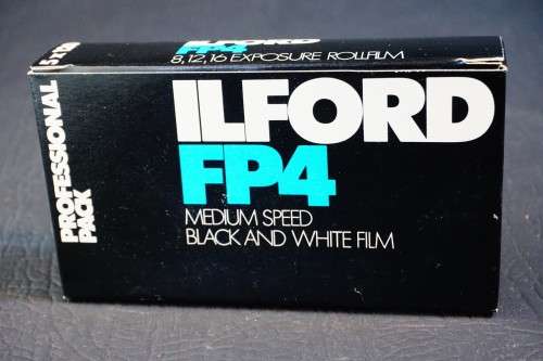 5 x Rolls ILFORD FP4 Medium Speed ISO 125 Black & White 120 Film 5x Sealed Rolls  **Batch Tested**